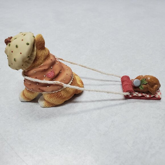 Calico Kittens "Friends Are A Feast Worth Sharing" Figurine Collectible - Picture 9 of 12